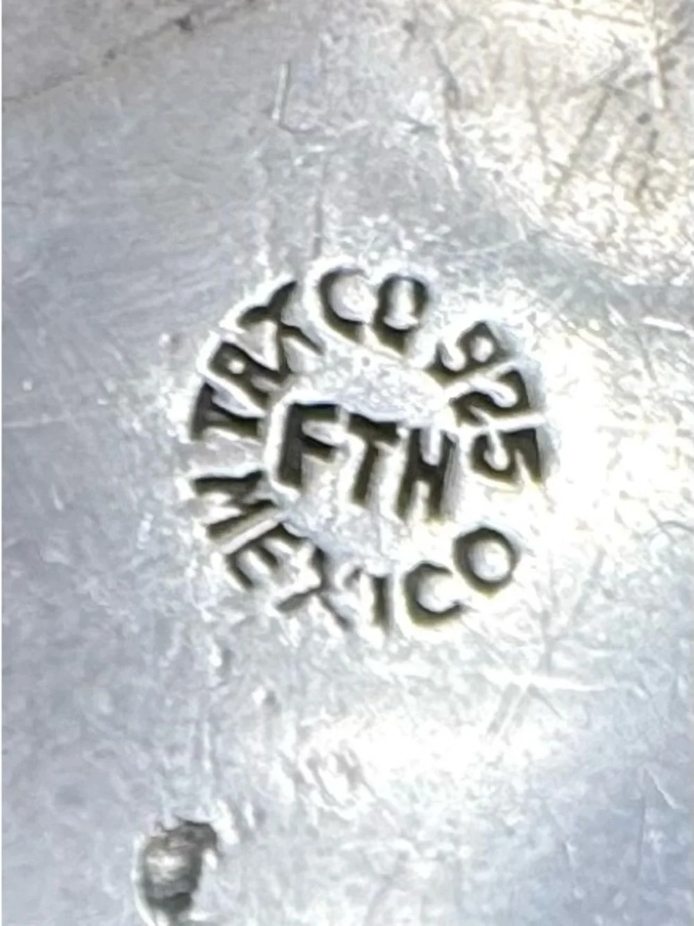 Vintage Mexico Mens Womens Sterling Silver Cross Religious Pendant Necklace